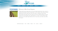 Desktop Screenshot of blueoceanorganics.com