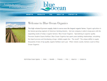 Tablet Screenshot of blueoceanorganics.com